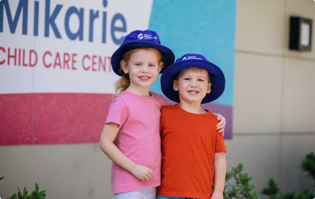 Two Children smiling
